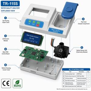 Analyseur numérique portable de la qualité de l'eau TR 115S, multiparamètres, mesure de l'indice du permanganate, certifié CE et RoHS - Product Image 6