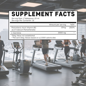 Líquido Oral de L-Carnitina Natural de Alta Absorción, Estimula la Recuperación Muscular y Apoya el Metabolismo de las Grasas con Suplemento Dietético - Product Image 6