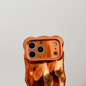 Funda para <span class=keywords><strong>iPhone</strong></span> 17, Funda de TPU Brillante con Diseño de Onda Naranja de Lujo para <span class=keywords><strong>iPhone</strong></span> 17 16 15 14 <span class=keywords><strong>13</strong></span> <span class=keywords><strong>Pro</strong></span> <span class=keywords><strong>Max</strong></span> 16 Plus - Product Image 6