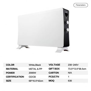 Chine <span class=keywords><strong>2000W</strong></span> Debout <span class=keywords><strong>Électrique</strong></span> <span class=keywords><strong>Convecteur</strong></span> de Chauffage Portatif - Product Image 2