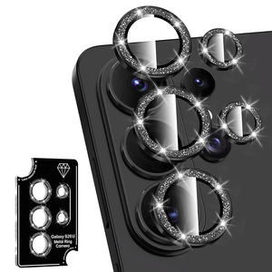 Protezione Lente Fotocamera di Lusso con Diamanti Glitterati per Samsung Galaxy S26 Ultra, Pellicola in <span class=keywords><strong>Vetro</strong></span> Temperato per Lente Fotocamera Samsung S26 Plus - Product Image 1