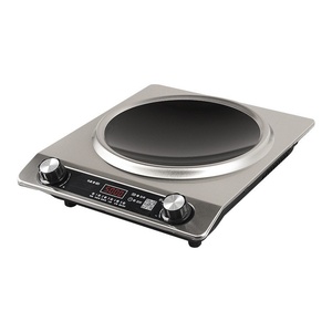 Cuisinière à induction électrique allemande, ensemble complet, 2000W, haute puissance, ultra-mince, usage commercial, étanche, écran LCD, acier inoxydable - Product Image 3