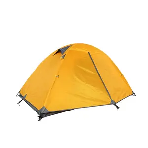Палатка Автоматическая утолщенная, семейная двухслойная палатка из алюминия, водонепроницаемая, для отдыха на открытом воздухе и походов