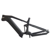 Joyebikes Bafang 48v 750w M560 Cadre de vélo électrique VTT à suspension intégrale Cadre Enduro en carbone avec batterie de cellule importée 840Wh