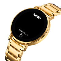 Skmei — montre-bracelet numérique de luxe pour hommes, écran tactile, led, 1550