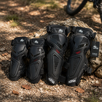 Ensemble de protections professionnelles souples et épaisses pour genoux et coudes, idéal pour le cyclisme, en matériau PP, taille universelle, fermeture auto-agrippante
