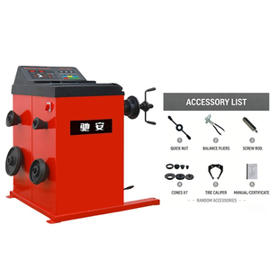 Machine d'équilibrage de roues entièrement automatique et robuste pour l'équilibrage des pneus de camions et de voitures avec une précision de ±1g et un cycle de 7 secondes - Product Image 2