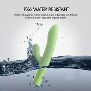 WINYI Vibratore Dildo Rabbit per Massaggio Femminile, Stimolatore del Punto G, Giocattolo Sessuale per Donne, Stimolazione Vaginale e Clitoridea - Product Image 4