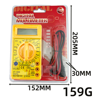 Dt 830B Digital Multimeter Portable Handheld Multimeter For Ac Dc Voltage Current Resistance Transistor Testing