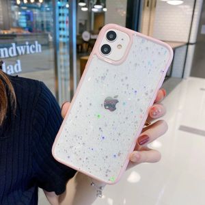 สีลูกกวาดGlitterดาวสําหรับiPhone 12 13 14 15 Pro Max XR XSMax 6 7 8 7PlusซิลิโคนTPUกลับสําหรับiPhone 1 - Product Image 4