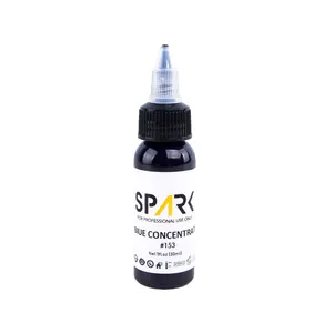 Spark Supplier Wholesale Custom High-end 1OZ 30ML Cosmetic Organic Natural Best Non-toxic Pigment Tattoo Ink Set