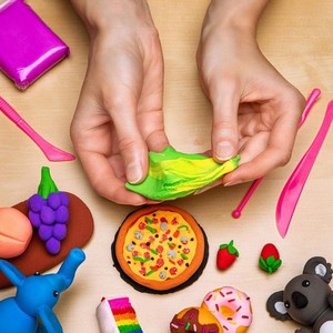 JITENG Pâte à <span class=keywords><strong>modeler</strong></span> élastique 36 couleurs vives pour l'art, les sculptures DIY, l'artisanat, la pâte à <span class=keywords><strong>modeler</strong></span>, le slime, l'argile super légère à séchage à l'air - Product Image 5