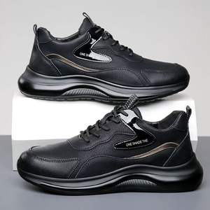 2025 Men's <b>Casual</b> Sports <b>Shoes</b> Trendy All-Match Design New Fashion <b>White</b> Height-Increasing <b>Shoes</b> - Product Image 2