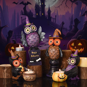 Figura Decorativa de Resina Personalizada para el Festival de los Fantasmas, Diseño Retro de Esqueleto, Demonio Verde, Mano Malvada, Decoración para <span class=keywords><strong>Halloween</strong></span>, Casa Encantada, Bar, Fiesta - Product Image 4