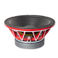 Stokta 18 İnç Yüksek Güçlü 5000W Subwoofer Hoparlör, Sahne Canlı Performansları için Döküm Alüminyum Sepetli