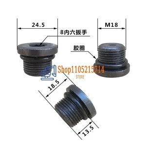 Válvula de Drenaje de Engranajes para Excavadora Sany SY55 <span class=keywords><strong>65</strong></span> 75 135 215 245, Pieza de Motor de Traslación, Nueva, de Alta Calidad - Product Image 5