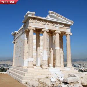 Projet d'art public personnalisé <span class=keywords><strong>Temple</strong></span> grec de l'agriculture Colonne en marbre - Product Image 4