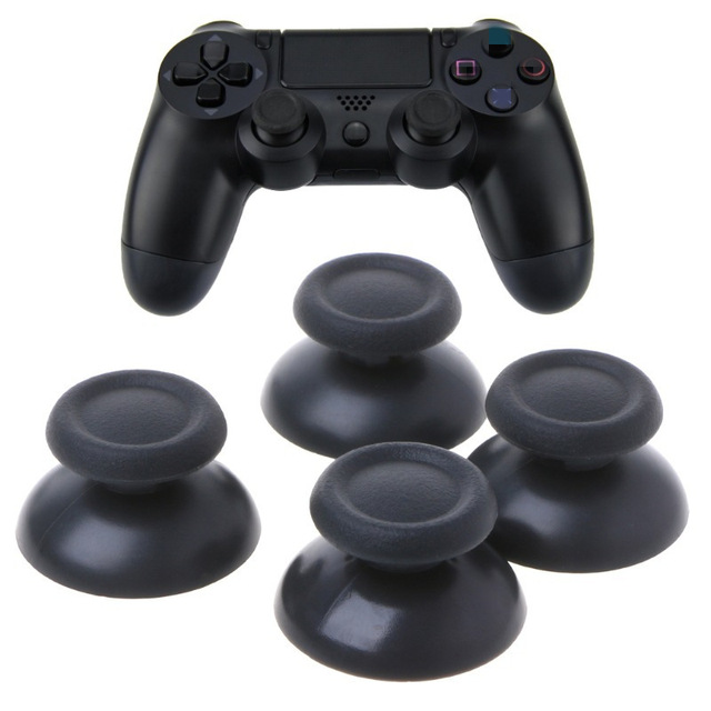 3D Mushroom Head Replacement Button Joystick Caps for PS4 Controller Console Case and Bag Repair Parts for PS4 Joystick Caps