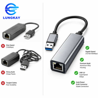 Adaptador de Red USB 3.0 a RJ45, Cable de Red Gigabit Ethernet LAN 10/100/1000 Mbps para Laptop