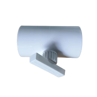 Conduit circulaire HVAC PVC75mm déflecteur d'air manuel
