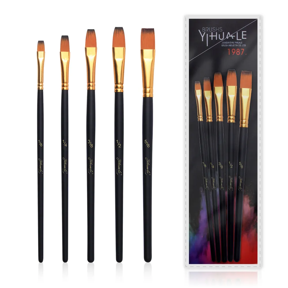 YIHUALE high quality watercolor paint brushes set for artist painting round head artist brushes art supplies