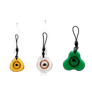 Getsmart Epoxy 125kHz/13.56MHz IC/ID TK4100 T5577 NFC RF08 RFID Mini Etiquetas Llaveros Transparentes Tarjetas NFC Adhesivas Madera OEM - Product Image 5