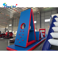 Nouvel ensemble d'équipements gonflables Ninja Warrior pour parc de trampolines, parcours d'obstacles gonflable commercial pour adultes et enfants