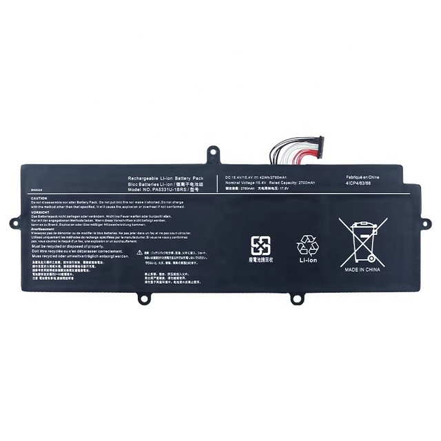 Quality Laptop Battery PA5331U-1BRS for Toshiba DynaBook G83 A30-E-174 15.4V 42WH Notebook Replacements
