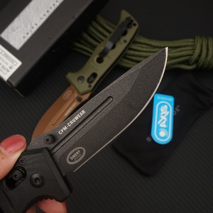 มีดพับ BM 273 สำหรับการใช้งานทางยุทธวิธี ใบมีด CPM-CruWear แบบ Drop Point ด้ามจับ G10 มีดสำหรับตั้งแคมป์ มีดต่อสู้กลางแจ้ง สหรัฐอเมริกา โกดังสินค้า - Product Image 5