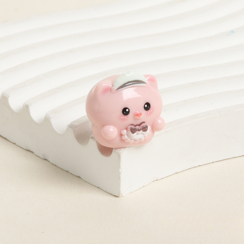 colorful Maid Little Pink Pig