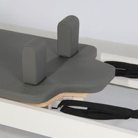 Machine de Pilates Reformer en alliage d'aluminium 2026 en promotion, résistance à ressort réglable, plateforme antidérapante, structure robuste et stable