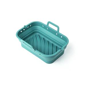 Revestimiento Rectangular de Silicona Plegable para Freidora de Aire, Fácil de Plegar, Seguro para Hornear Alimentos - Product Image 4