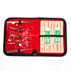 Kit Profesional de Entrenamiento de Sutura, Almohadilla de Práctica de Silicona Reutilizable, Instrumentos Quirúrgicos de Acero Inoxidable, Proveedor Mayorista - Product Image 1