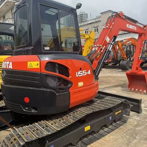Mini-excavatrice sur chenilles U55 d'occasion, équipement agricole de 5,5 tonnes avec PLC et moteur, modèle 2022, excellent état, origine Japon - Product Image 6