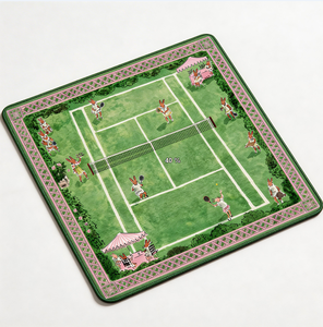 Tapis <span class=keywords><strong>de</strong></span> Mahjong Américain Motif Lapin Mignon Design Tennis Antidérapant Imperméable Pliable Portable Housse <span class=keywords><strong>de</strong></span> Table <span class=keywords><strong>de</strong></span> Mahjong pour la Maison et le Camping - Product Image 2