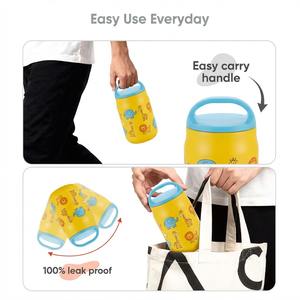 Ensemble <span class=keywords><strong>de</strong></span> boîtes à repas isothermes en acier inoxydable Everich OMD à double paroi avec couvercle anti-fuite et <span class=keywords><strong>kit</strong></span> repas complet <span class=keywords><strong>pour</strong></span> adolescents, sport et voyages - Product Image 5