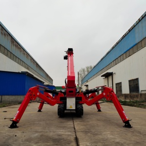 Dual Power Outrigger Support 3t 10m External Power Source Good Price Various Terrains Crawler Spider <strong>Crane</strong> - Product Image 1
