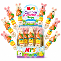 BRC HACCP gecertificeerde fabrikant groothandel cartoon dierenvormige suikerspin met suikercoating marshmallow
