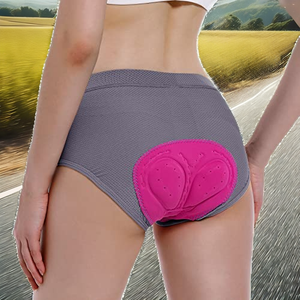 Shorts de cyclisme 5D en gel pour femmes, respirants, coupe ajustée, éponge haute densité, motif géométrique, performance anti-humidité - Product Image 2