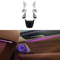 Kit de modification et amélioration pour BMW Série 6 G32 (2017-2023) : Plaque de couverture lumineuse pour colonne A et commande centrale des portes, amélioration intérieure