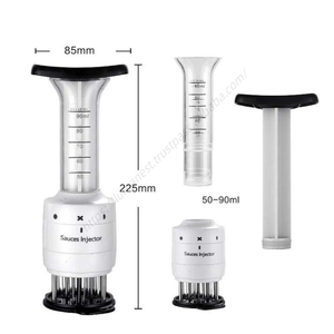 Injecteur de marinade et assaisonnement pour viande CL113 en gros – Accessoires de cuisson pour barbecue, steak, côtelettes de porc - Product Image 4