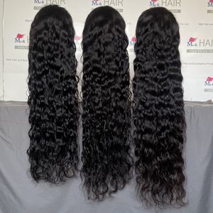 Perruque Lace Frontale Transparente 13x4 à Ondulations Naturelles, Cheveux Humains Brésiliens, Sans Colle, avec Baby Hair, Noir Naturel, pour Femmes - Product Image 4