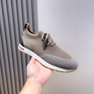 2025 Spring New Style European Station <b>Men's</b> Fashionable Casual Sports Shoes Knitted Breathable LP Fly-Knit <b>Socks</b> Walking Style - Product Image 2