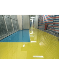Composé auto-nivelant de couleur époxy tolérant à l'humidité, pour les zones à forte humidité, terrasses de piscine pour salles de bain
