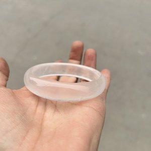 Pulsera de cuarzo blanco PFT Moonlight, pulsera redonda de jade, pulsera de jade blanco natural chino al por mayor para mujer - Product Image 6