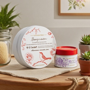 Barra de Loción Sólida Premium en Envase de Aluminio Blanco Ecológico con Tapa de Rosca, Barra de Hidratación Natural a Prueba de Fugas - Product Image 3