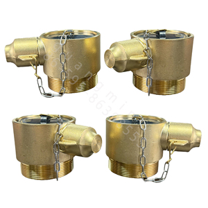 Adaptateur instantané John Morris BS 336 en cuivre, filetage femelle BSP, 2,5 pouces, équipement de lutte contre l'incendie classe B, capuchon flexible - Product Image 3