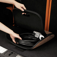 Étui de transport pour chargeur de véhicule électrique portable, sac de rangement étanche pour câble de charge, organisateur pour coffre de voiture, compatible avec tous les modèles de VE