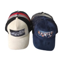 Casquette Trucker en Velours Personnalisée en Gros, 5 Panneaux, Broderie 3D, Patch Appliqué Sportif, Noire