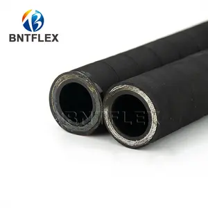 SAE 100R1 R2 DN EN853 1SN 2SN R12 R13 High Pressure Steel Wire Braided Flexible Hydraulic Rubber Hose